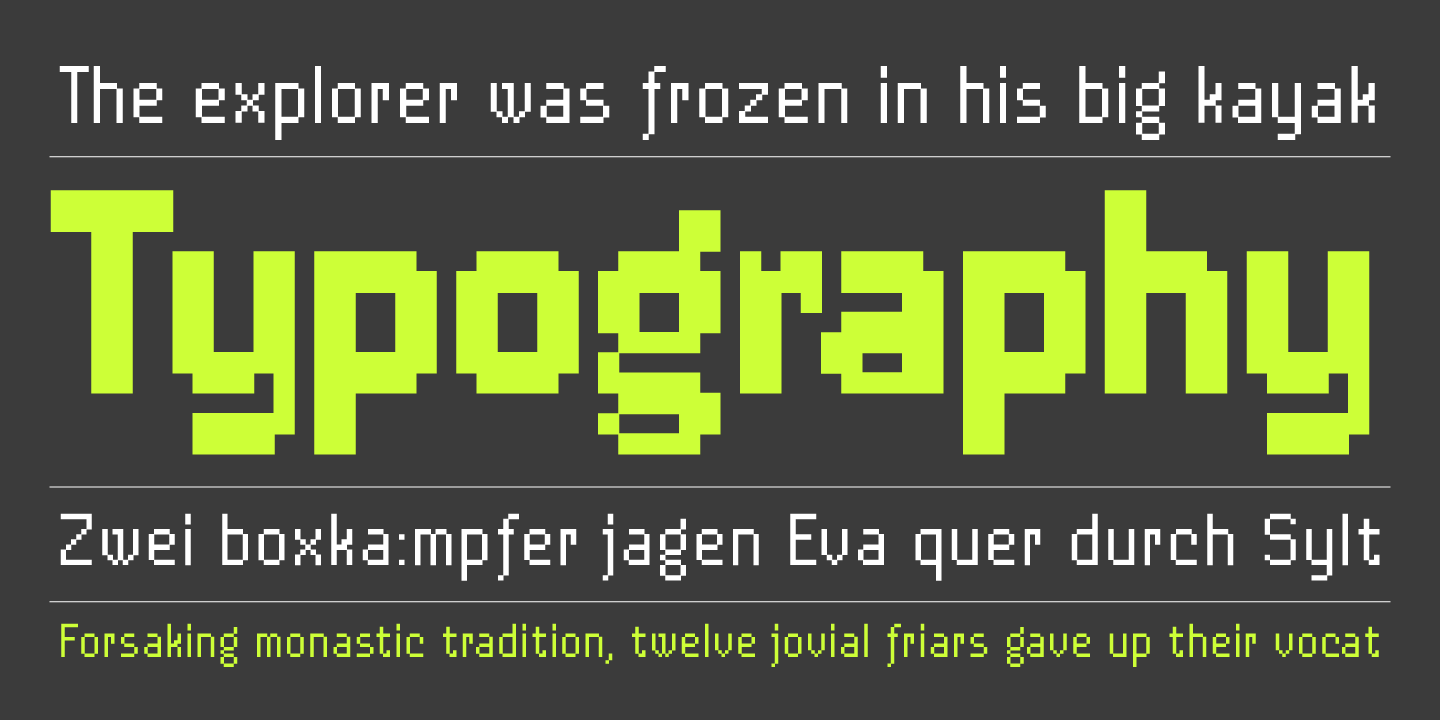 Dixplay Font preview